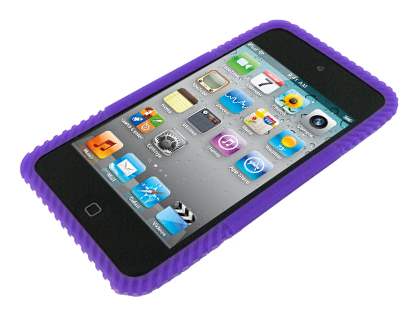 Silicone Case for iPod Touch 4 - Purple