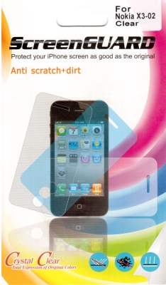 Nokia X3-02 Ultraclear Screen Protector Nokia X3-02 Ultraclear Screen Protector