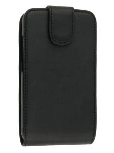 Synthetic Leather Flip Case for HTC Desire HD - Black