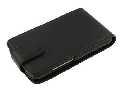 Synthetic Leather Flip Case for HTC Desire HD - Black