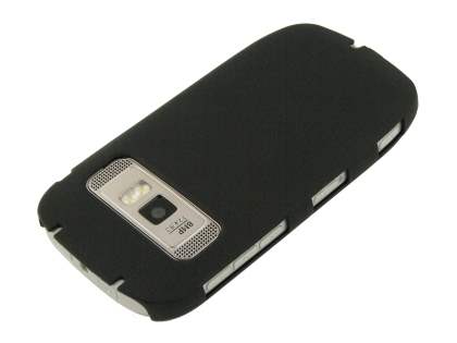 UltraTough Rubberised Slim Case for Nokia C7 - Black