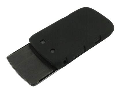Rubberised Slim Back Case for BlackBerry Torch 9810/9800 - Black