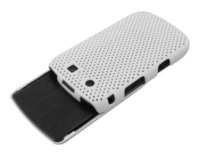 Mesh Back in-Case for BlackBerry Torch 9810/9800 - White