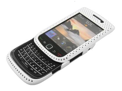 Mesh Back in-Case for BlackBerry Torch 9810/9800 - White