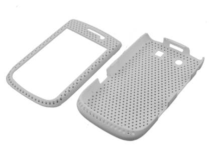 Mesh Back in-Case for BlackBerry Torch 9810/9800 - White