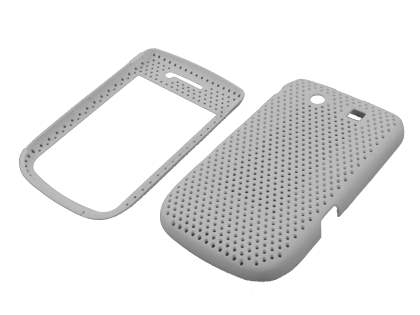 Mesh Back in-Case for BlackBerry Torch 9810/9800 - White