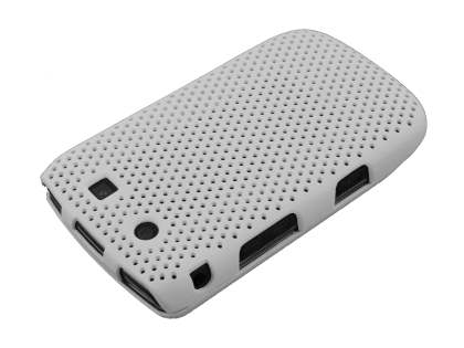 Mesh Back in-Case for BlackBerry Torch 9810/9800 - White