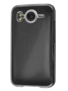 HTC Desire HD timber-style pattern Case - Clear/Black HTC Desire HD timber-style pattern Case - Clear/Black