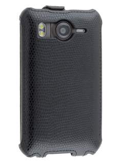 HTC Desire HD Slim Synthetic Leather Flip Case - Classic Black HTC Desire HD Slim Synthetic Leather Flip Case - Classic Black