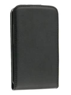 Synthetic Leather Flip Case for HTC Desire HD - Black