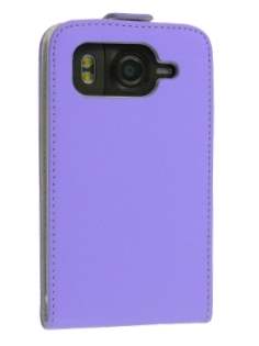 Synthetic Leather Flip Case for HTC Desire HD - Lavender Purple