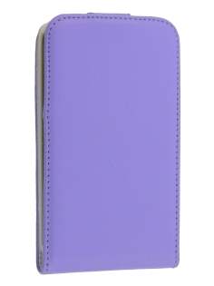 Synthetic Leather Flip Case for HTC Desire HD - Lavender Purple