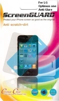 Anti-Glare Screen Protector for LG Optimus One Anti-Glare Screen Protector for LG Optimus One