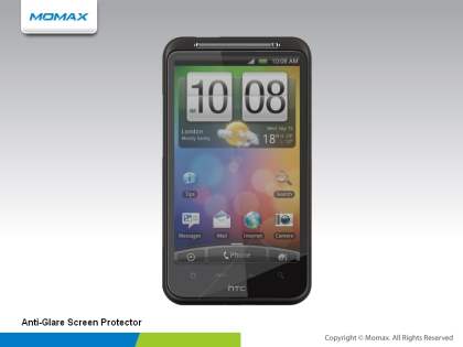 MOMAX iCase Pro Case for HTC Desire HD - Black/Grey