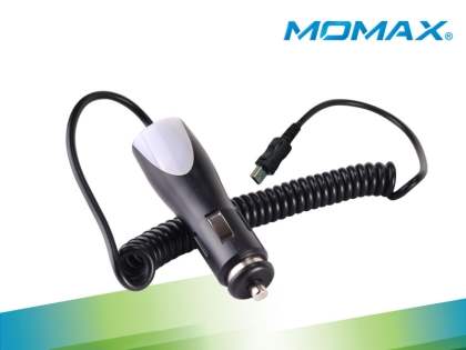 MOMAX Mini USB Car Charger for BlackBerry - Car Charger