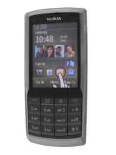 TPU Gel Case for Nokia X3-02 - Frosted Clear