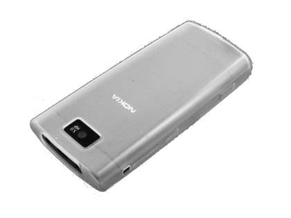 TPU Gel Case for Nokia X3-02 - Frosted Clear