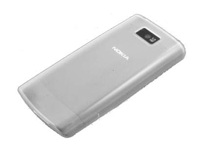 TPU Gel Case for Nokia X3-02 - Frosted Clear