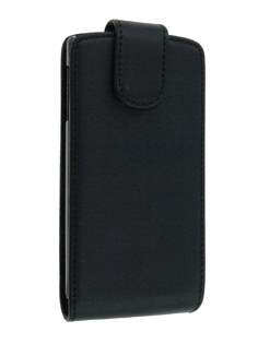 Synthetic Leather Flip Case for LG Optimus 7 E900 - Black