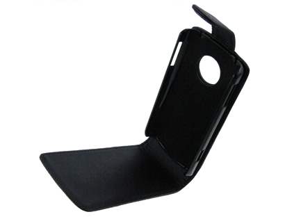 Synthetic Leather Flip Case for LG Optimus 7 E900 - Black