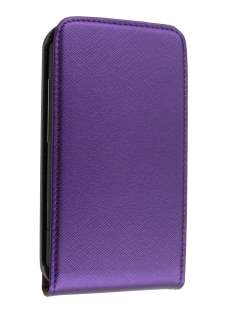 Synthetic Leather Flip Case for HTC Desire HD - Purple