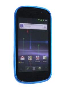 TPU Case for Samsung I9023 Google Nexus S - Frosted Blue