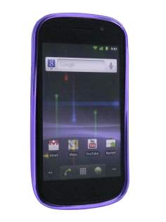 TPU Case for Samsung I9023 Google Nexus S - Frosted Purple