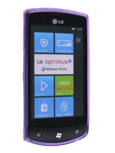 TPU Diamond Case for LG E900 Optimus 7 - Purple