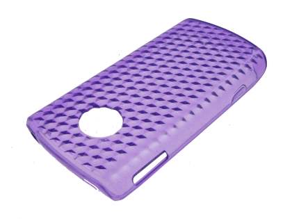 TPU Diamond Case for LG E900 Optimus 7 - Purple