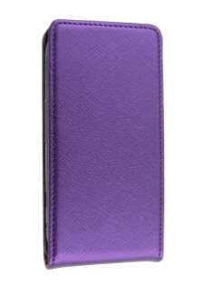 Synthetic Leather Flip Case for Nokia N8 - Purple