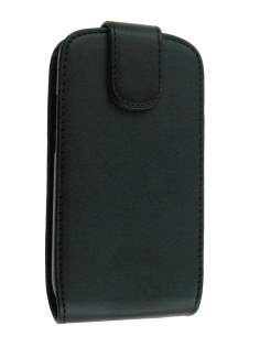 Samsung I9023 Google Nexus S Synthetic Leather Flip Case - Black