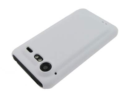 HTC Incredible S UltraTough Rubberised Slim Case - White