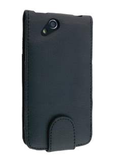 Synthetic Leather Flip Case for Sony Ericsson XPERIA Arc/Arc S - Black