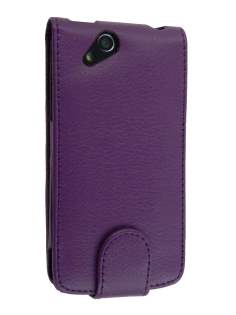 Synthetic Leather Flip Case for Sony Ericsson XPERIA Arc/Arc S - Purple