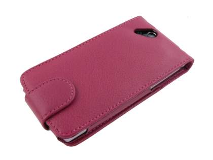 Synthetic Leather Flip Case for Sony Ericsson XPERIA Arc/Arc S - Pink