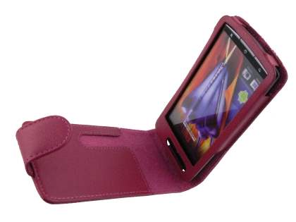 Synthetic Leather Flip Case for Sony Ericsson XPERIA Arc/Arc S - Pink