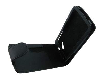 Synthetic Leather Flip Case for Sony Ericsson XPERIA Arc/Arc S - Black