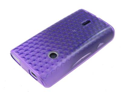 TPU Gel Case for Sony Ericsson XPERIA X8 - Purple