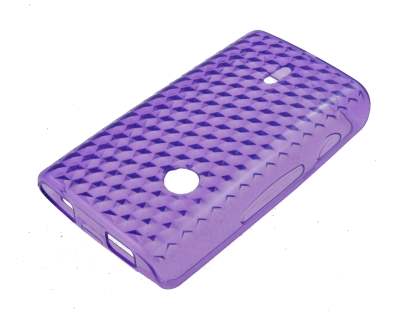 TPU Gel Case for Sony Ericsson XPERIA X8 - Purple