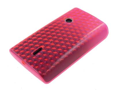 TPU Gel Case for Sony Ericsson XPERIA X8 - Pink