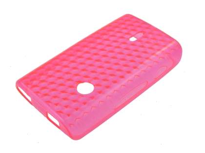TPU Gel Case for Sony Ericsson XPERIA X8 - Pink