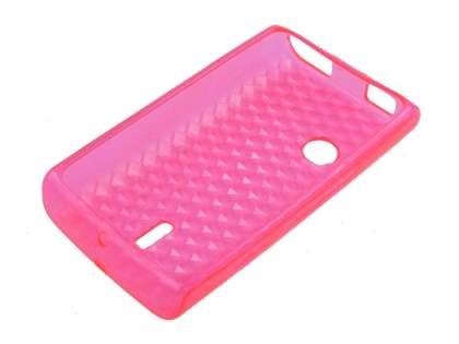 TPU Gel Case for Sony Ericsson XPERIA X8 - Pink