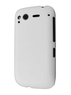 HTC Desire S UltraTough Rubberised Slim Case - White HTC Desire S UltraTough Rubberised Slim Case - White