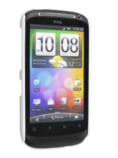 HTC Desire S UltraTough Rubberised Slim Case - White