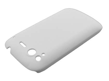 HTC Desire S UltraTough Rubberised Slim Case - White