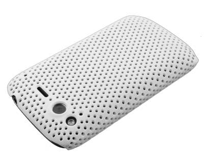 HTC Desire S Slim Mesh Case - White