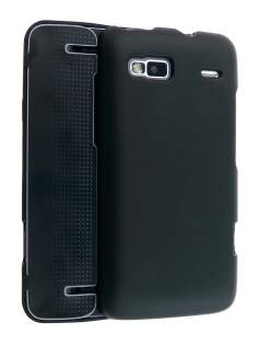 UltraTough Rubberised Slim Case for HTC Desire Z - Classic Black
