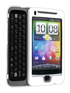 HTC Desire Z UltraTough Rubberised Slim Case - Pearl White