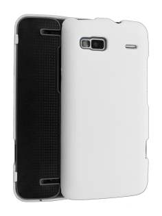 HTC Desire Z UltraTough Rubberised Slim Case - Pearl White