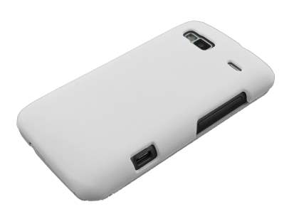 HTC Desire Z UltraTough Rubberised Slim Case - Pearl White